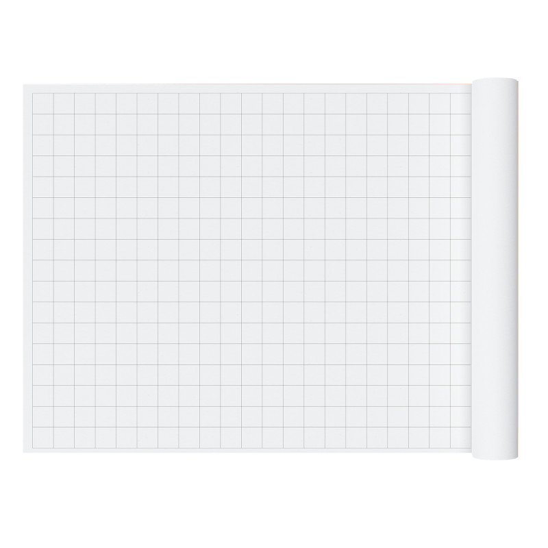 2" Graph Paper Roll, 36" x 120", Black
