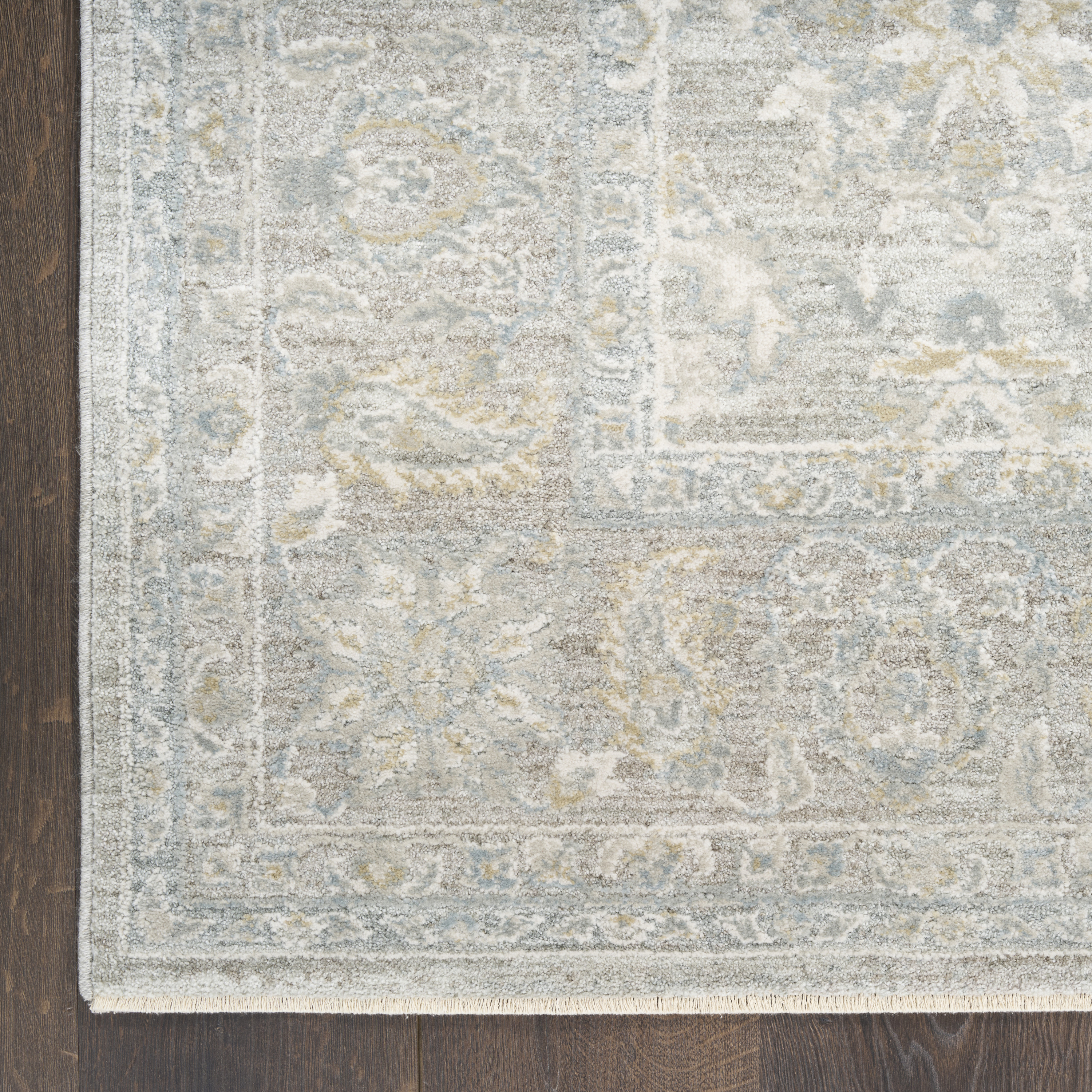 Nourison Envy 5'3" x 7'10" Grey Vintage Indoor Rug