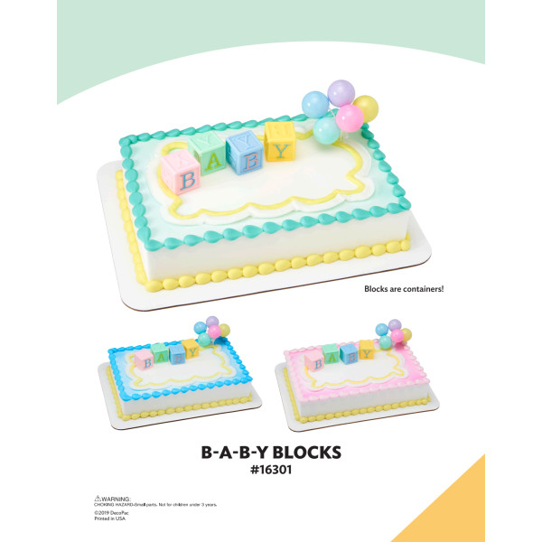 B-A-B-Y Blocks The Magic of Cakes® Icing Only Page