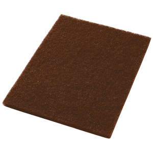 Hillyard, Trident®, Strip, Brown, 14"x24" Rectangle Floor Pad