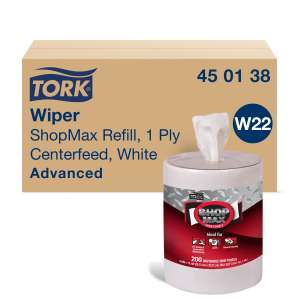 Tork, W22 Advanced ShopMax Wiper, Centerpull