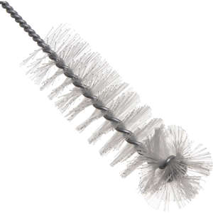 Carlisle, Sparta, 3.5in, Spectrum All Purpose Tube Brush 12" Long with 1" & 1.5" D, Polyester Bristles, White