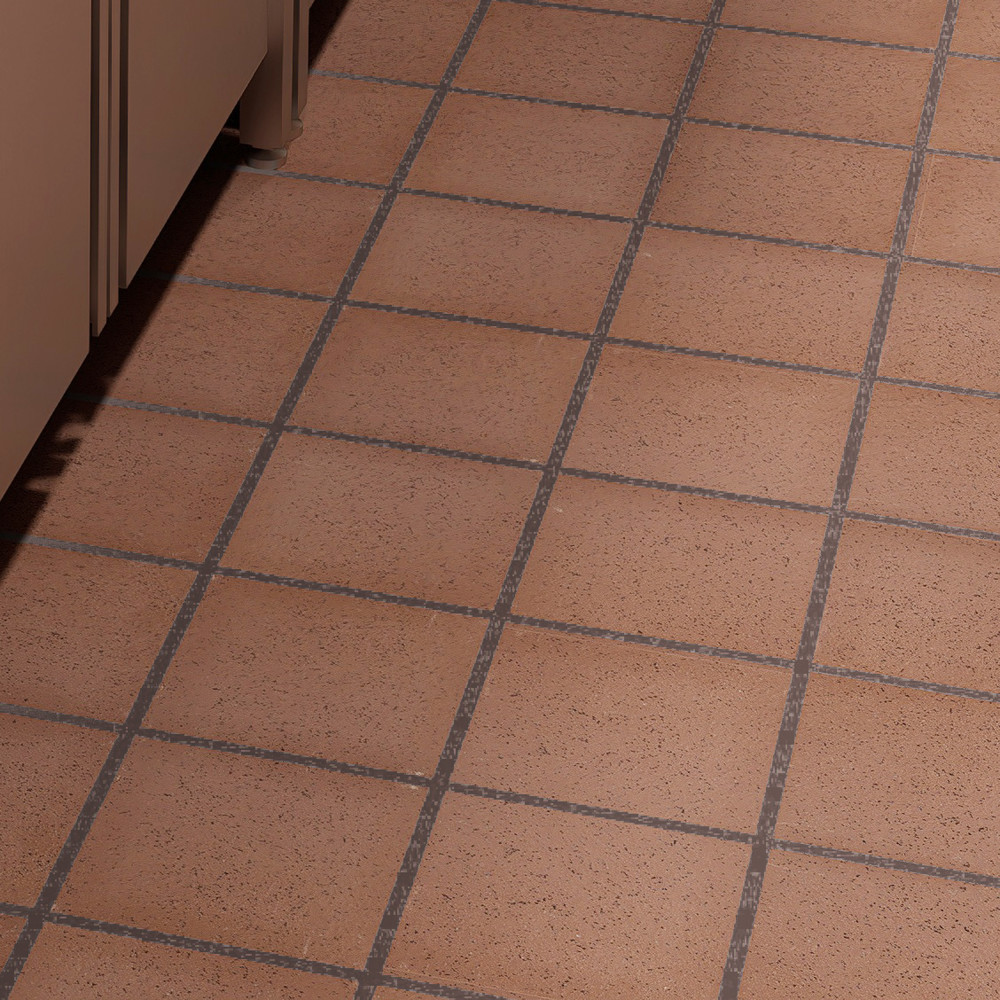 Lincoln Quarry Abrasive Mayflower Red 7-5/8 in. x 7-5/8 in. Ceramic Floor and Wall Tile