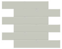 Studio Mint 2×6 Brick Mosaic Glossy