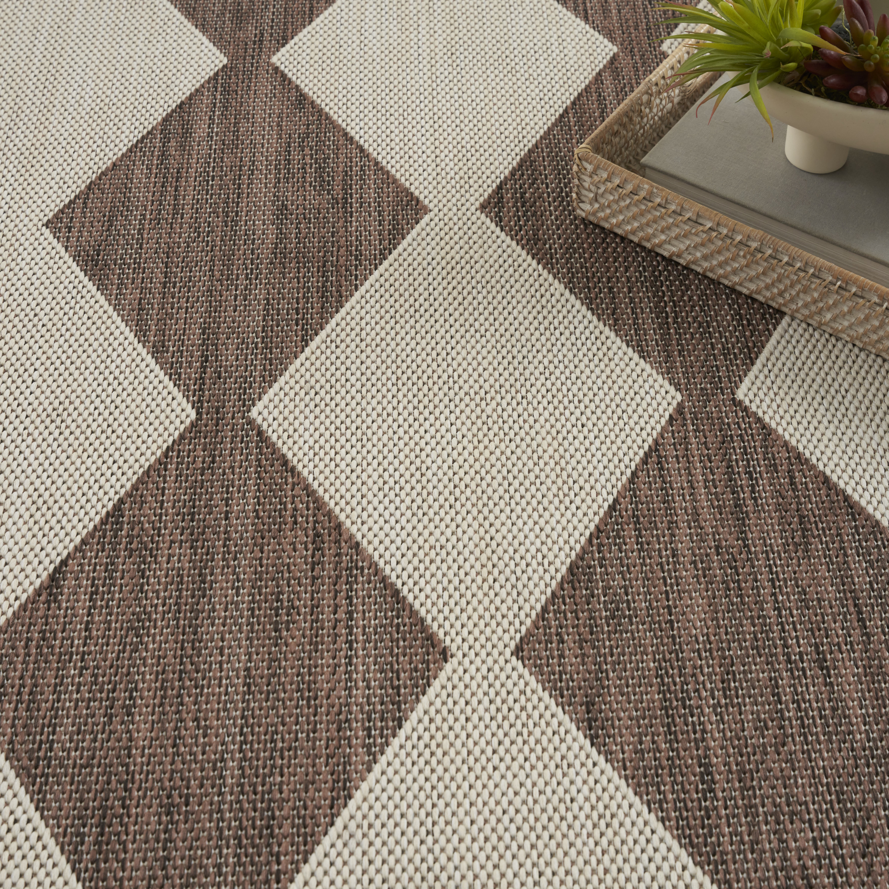 Nourison Positano 6' x 9' Natural Modern Rug