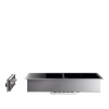208- to 240-volt 2,900-watt two-hob drop-in induction range with programs