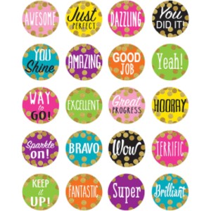 Confetti Stickers, Pack of 120