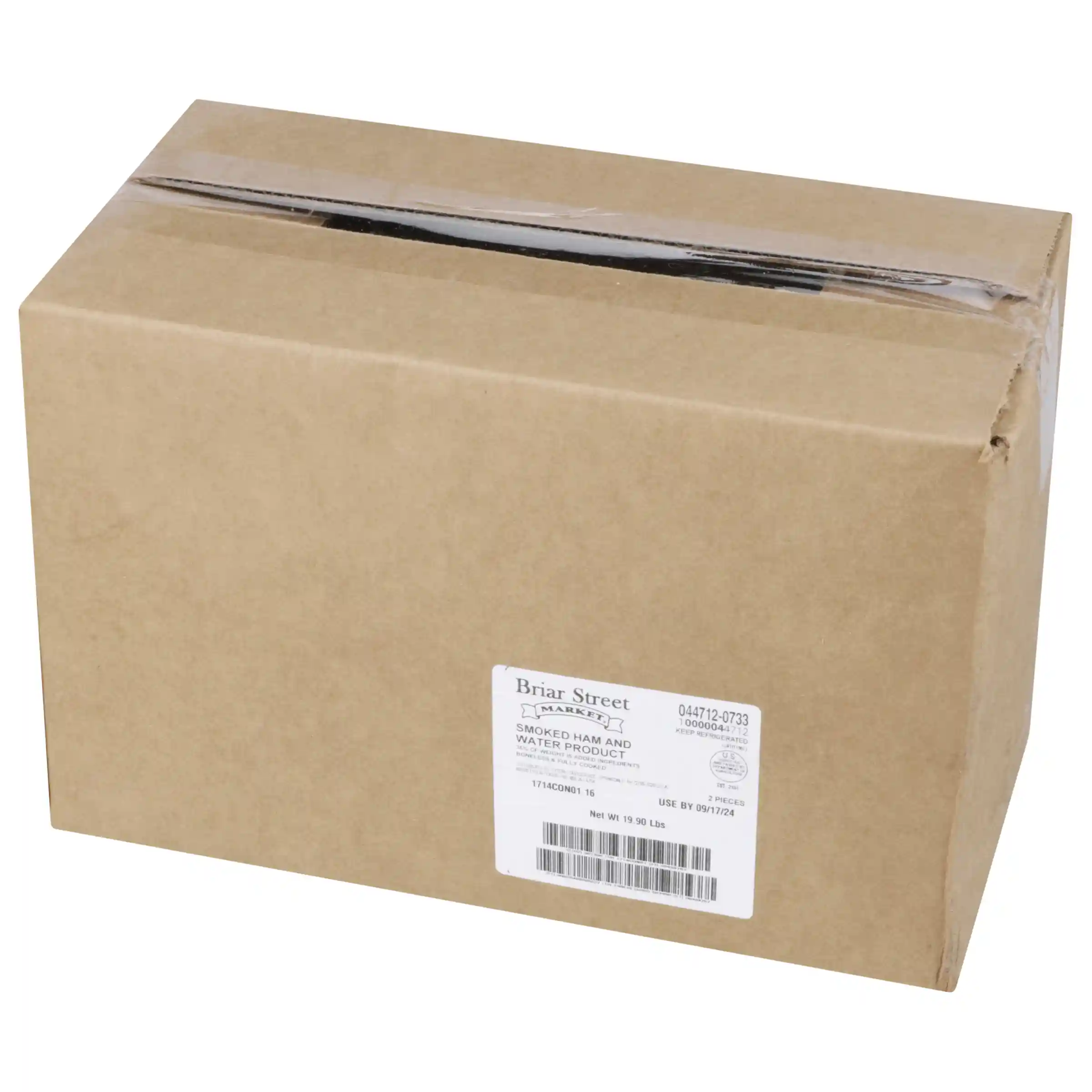 Briar Street Market® Fully Cooked Boneless Smoked Ham & Water Product 35% of Weight is AI_image_5