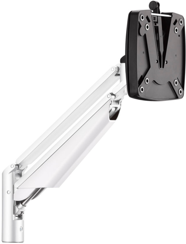 Novus CLU Arms are designed to enhance comfort by elevating a monitor to its ideal viewing position.