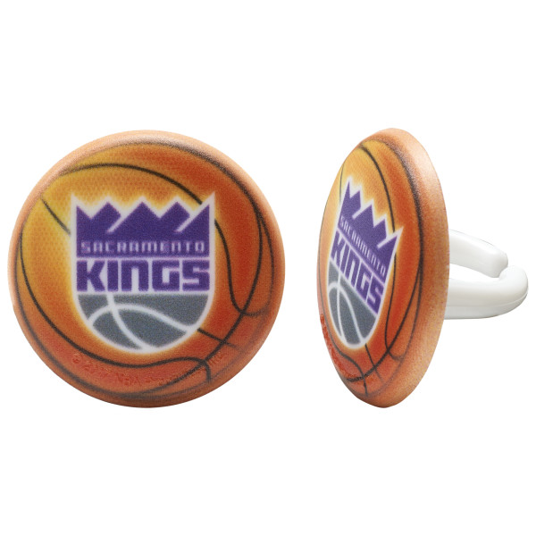 NBA Team Basketball Cupcake Rings