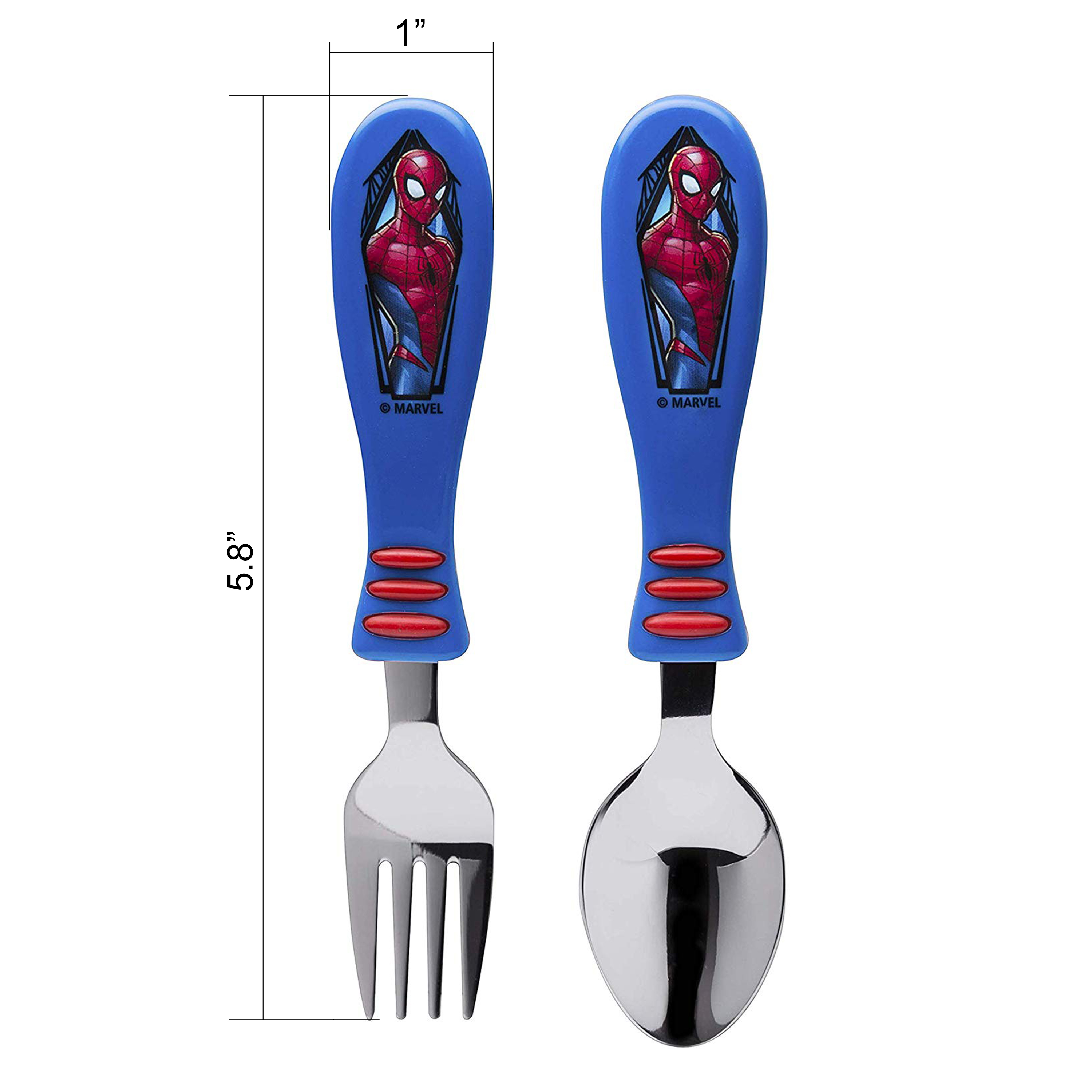 Marvel Comics Kids Dinnerware Set, Spider-Man, 3-piece set slideshow image 5 Marvel Comics Kids Dinnerware Set, Spider-Man, 3-piece set slideshow image 5