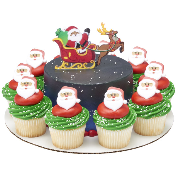 Santa in Sleigh Layon