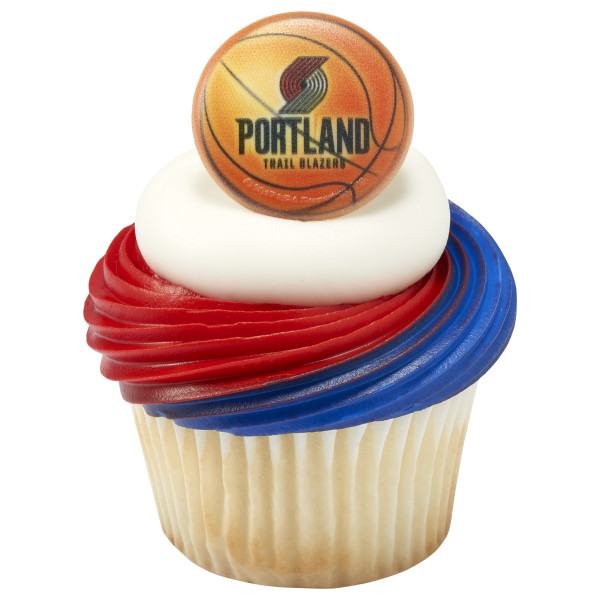 NBA Team Basketball Cupcake Rings