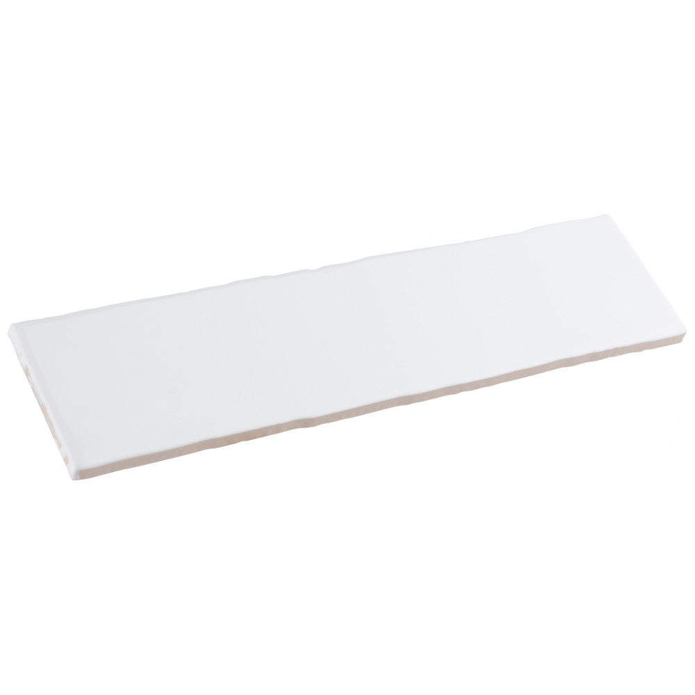 Castillo White 3 in. x 12 in. Ceramic Wall Tile
