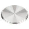 8-inch Optio™ flat stainless steel cover