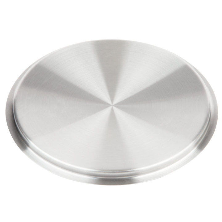 8-inch Optio™ flat stainless steel cover