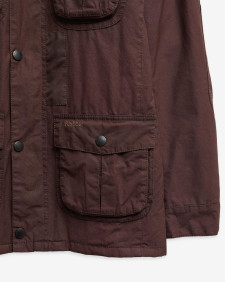 Barbour Re-Loved Corbridge Waxed Jacket - Size M Rustic