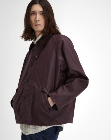 Transport Waxed Jacket Bordeaux