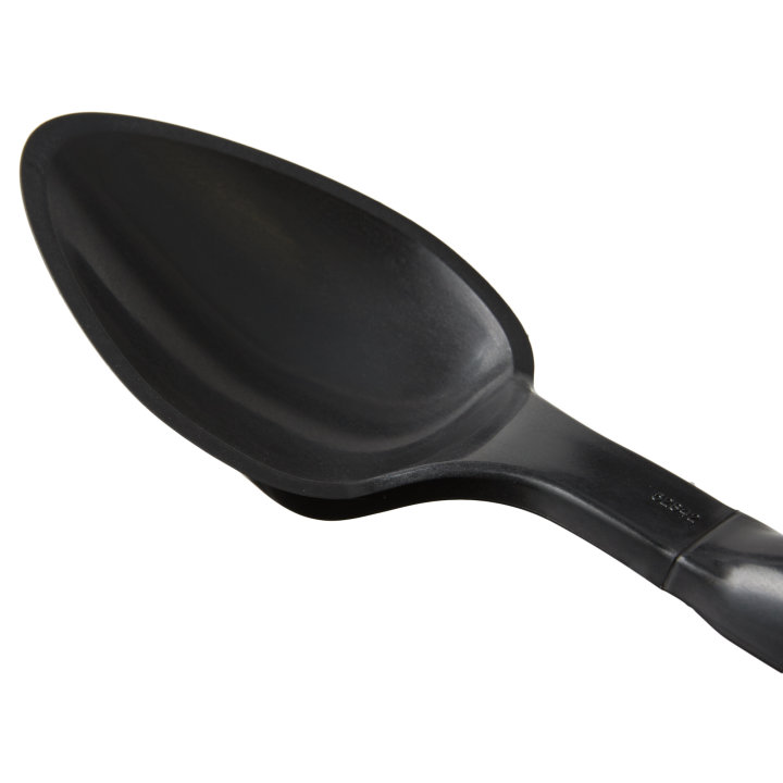 13.25-inch solid nylon spoon in black