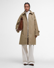 Jacke Sadie Waterproof Military Brown/Hessian Tartan