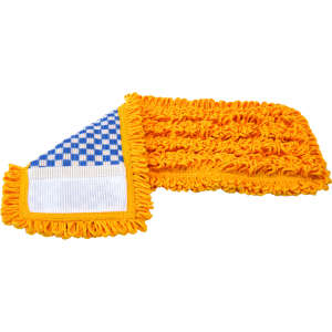 Hillyard, Trident, Premium Looped Microfiber Mesh Pocket Mop, 18"W, Yellow