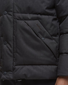 Brampton Puffer Jacket Charcoal/Midnight Oak