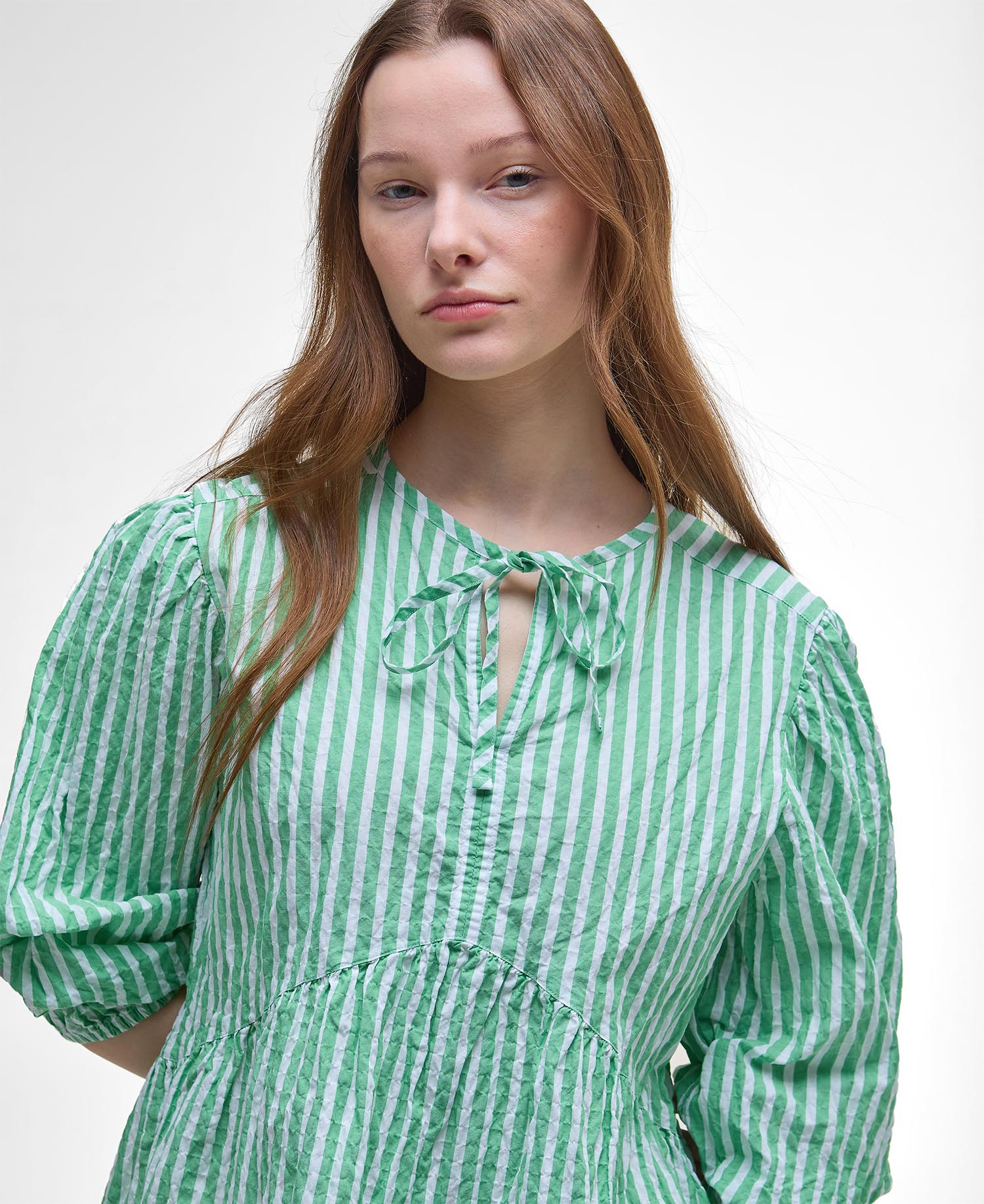 Daison Striped Blouse image number 3
