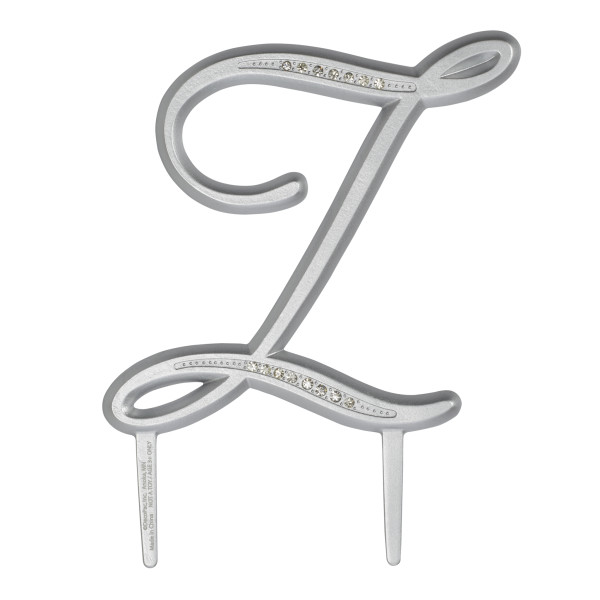 4.5" Z Diamond Letter Monogram