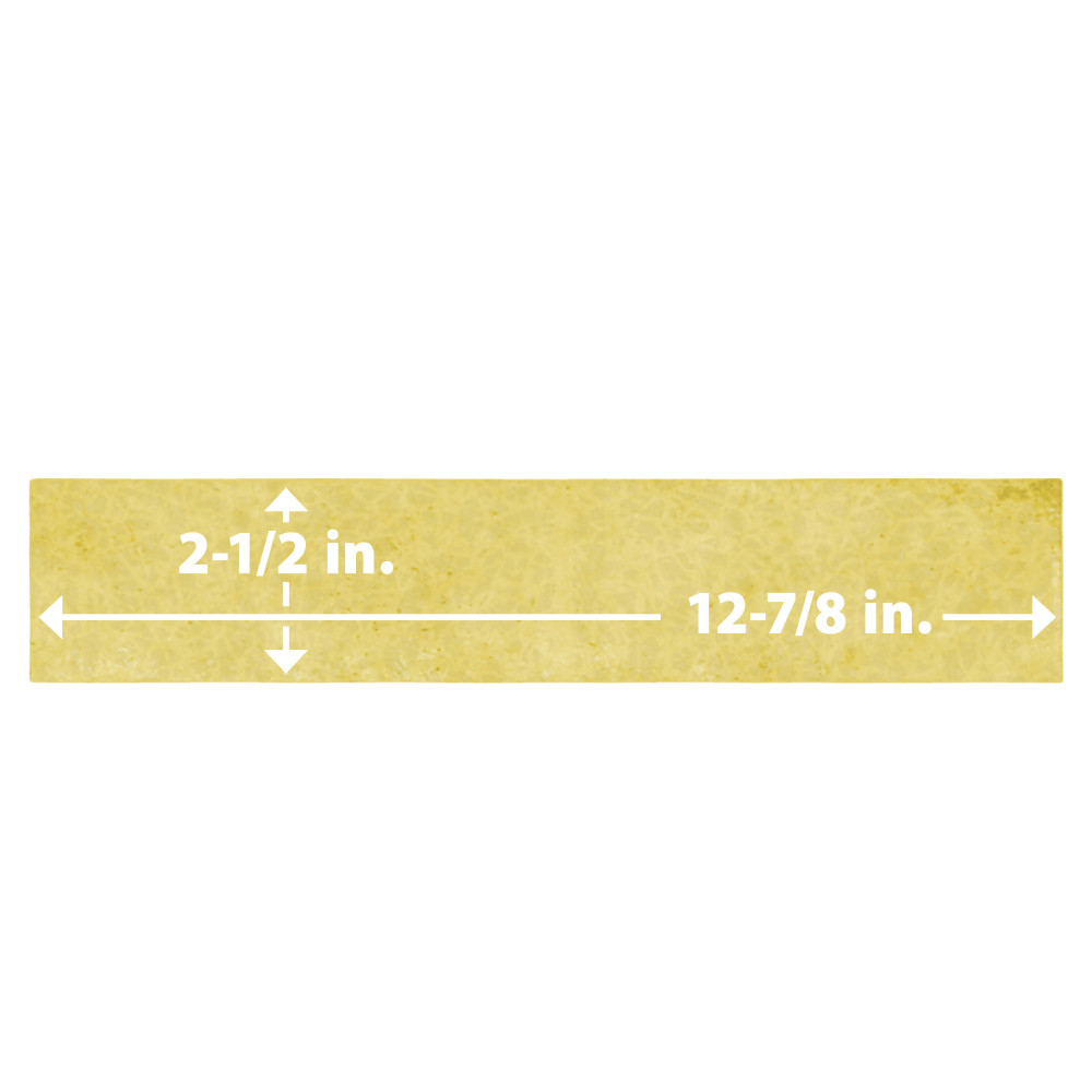Menorca Lemon 2-1/2 in. x 12-7/8 in. Ceramic Wall Tile