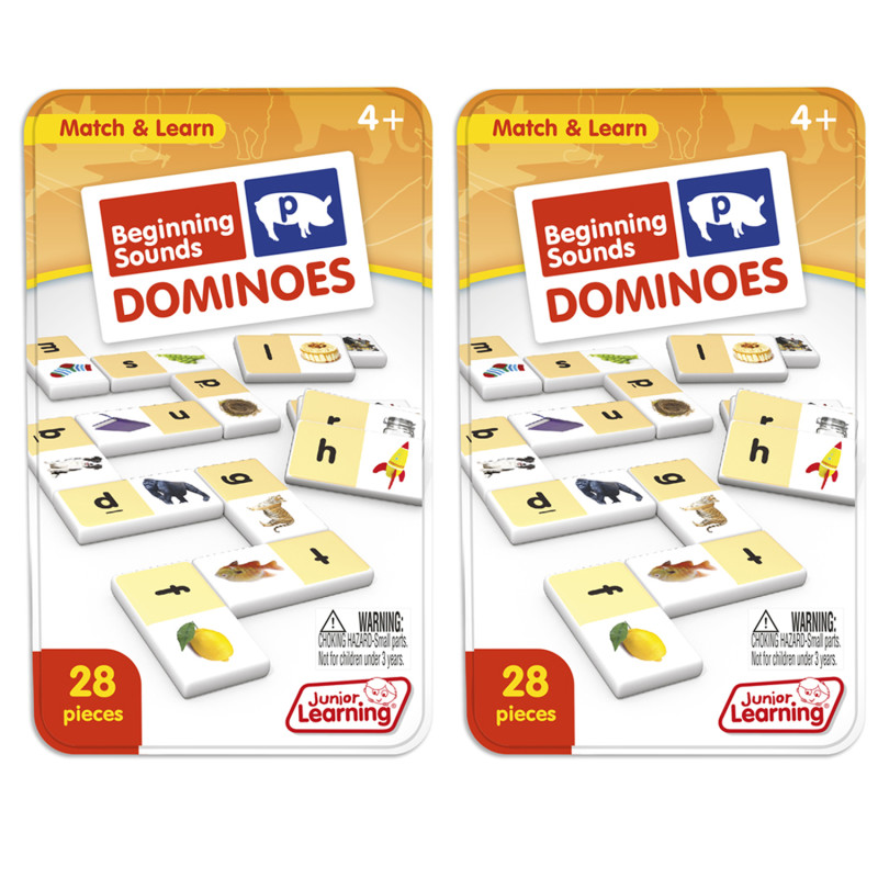 Beginning Sounds Dominoes, 2 Sets