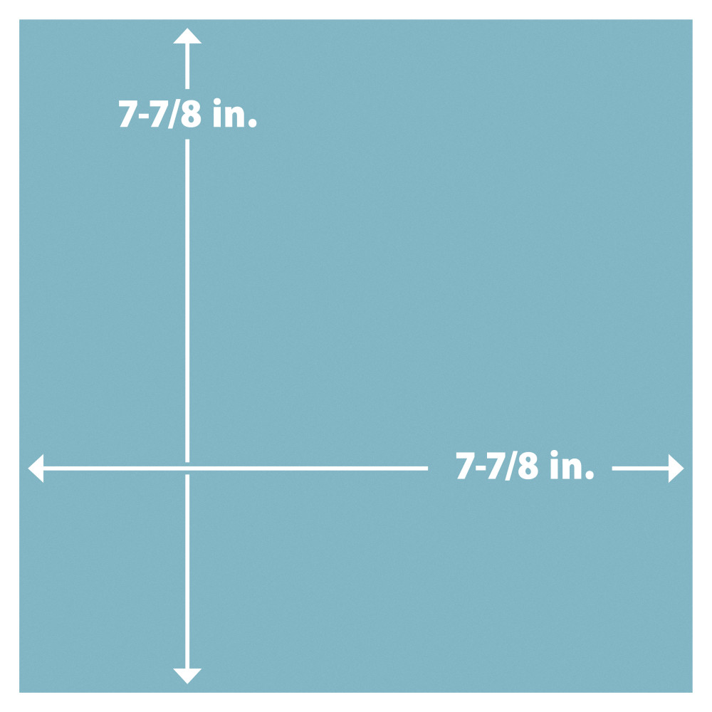 Monocolor Celeste 7-7/8 in. x 7-7/8 in. Ceramic Floor and Wall Tile