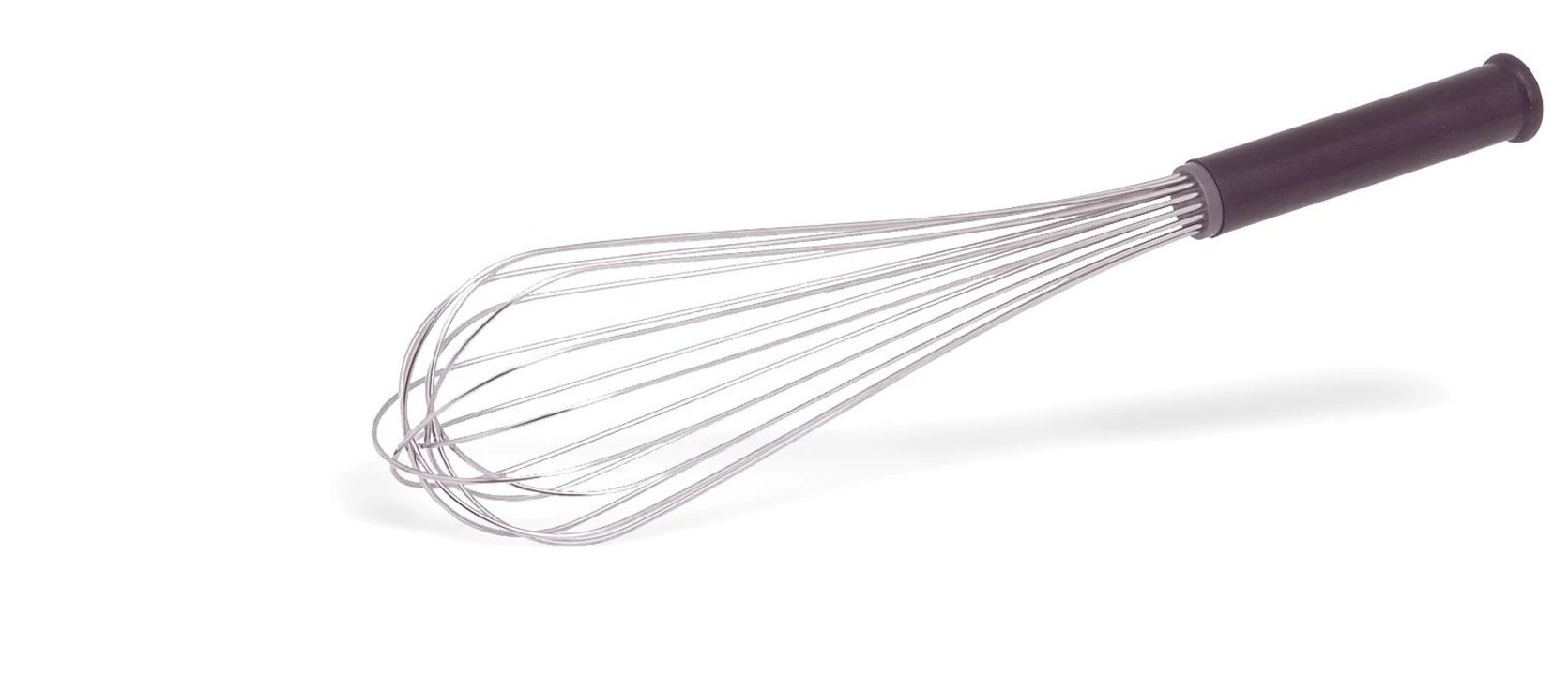 Batir con mango antideslizante ABS de 8 alambres de acero inoxidable de 25 centímetros