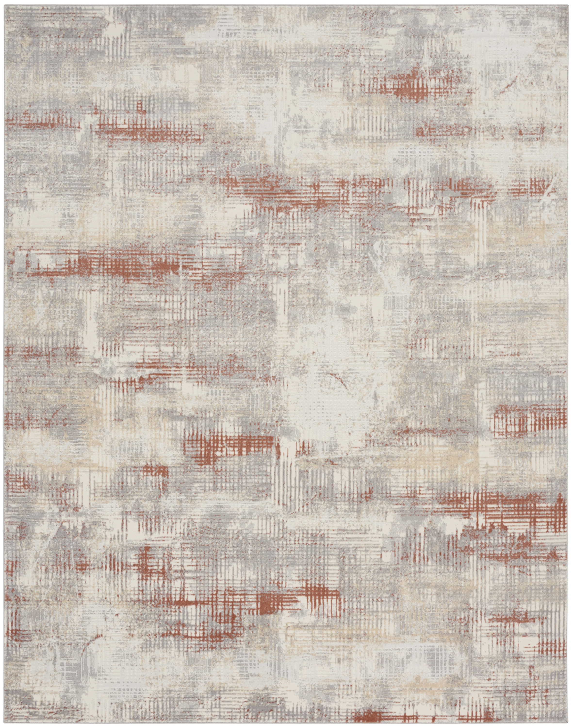 Calvin Klein CK950 Rush 8' x 10' Ivory Multicolor Modern Indoor Rug