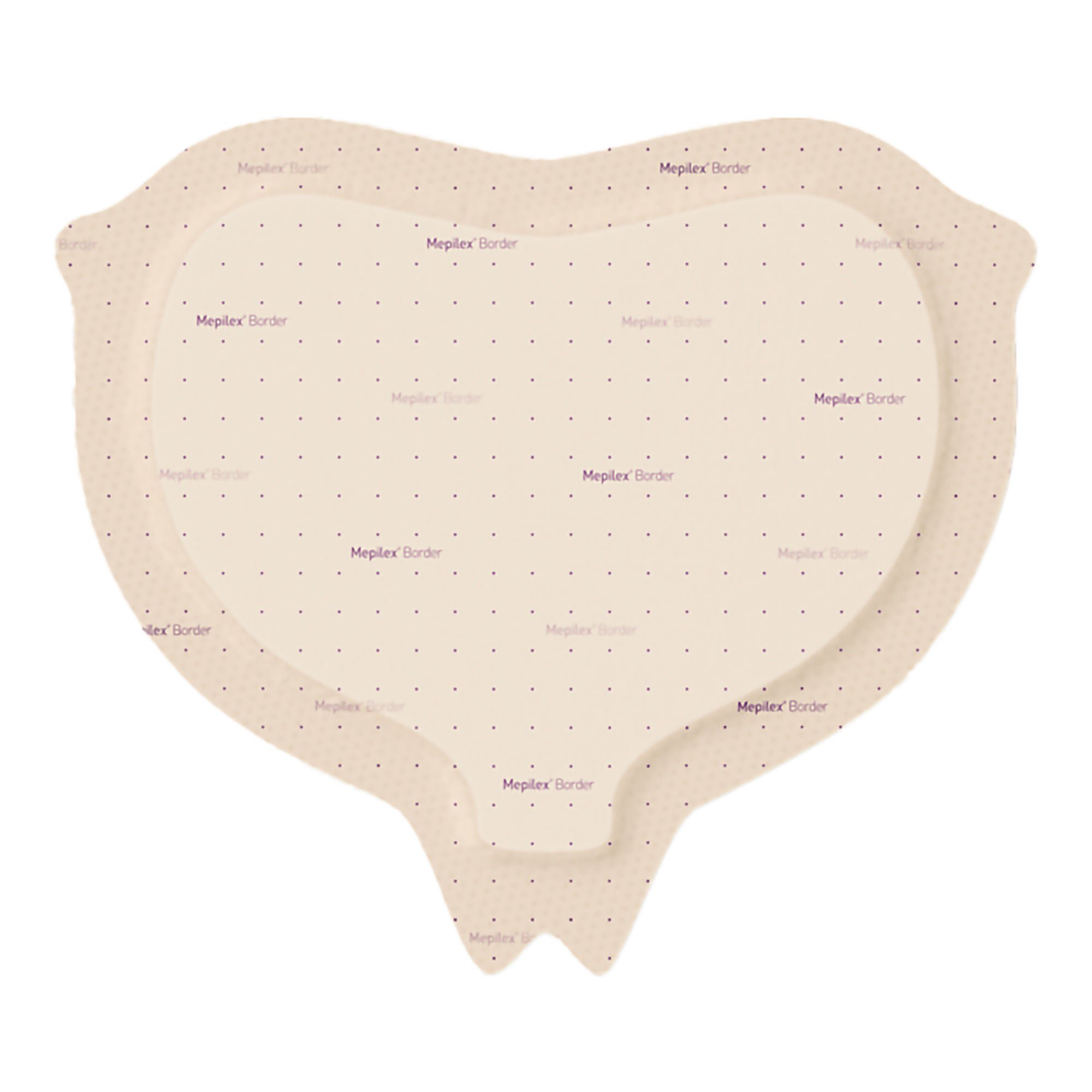 Mepilex® Border Sacrum Foam Dressing, 22 x 25 Centimeter