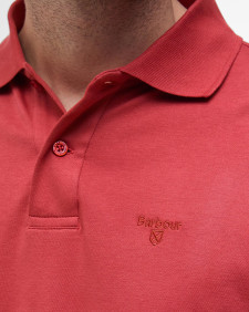 Hylton Short-Sleeved Polo Shirt Red Spice