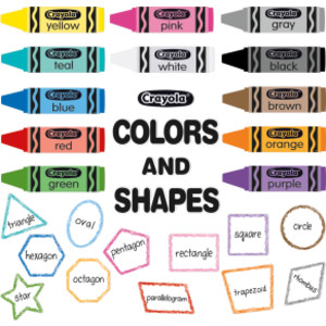 Crayola&reg; Colors & Shapes Bulletin Board Set