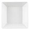 Medium square melamine cubic display bowl in red