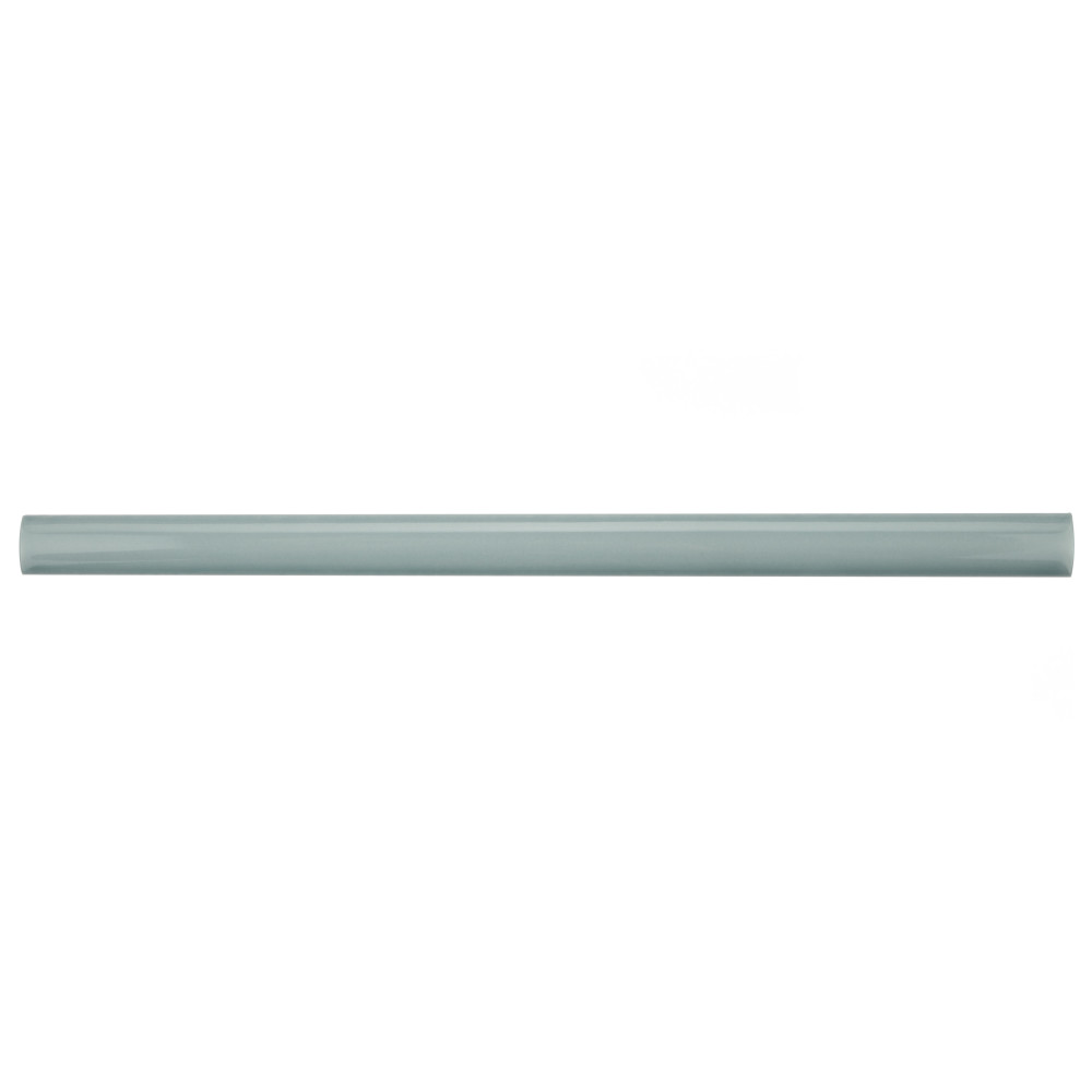 Chester Demi-Bullnose Acqua 1/2 in. x 12 in. Ceramic Wall Trim