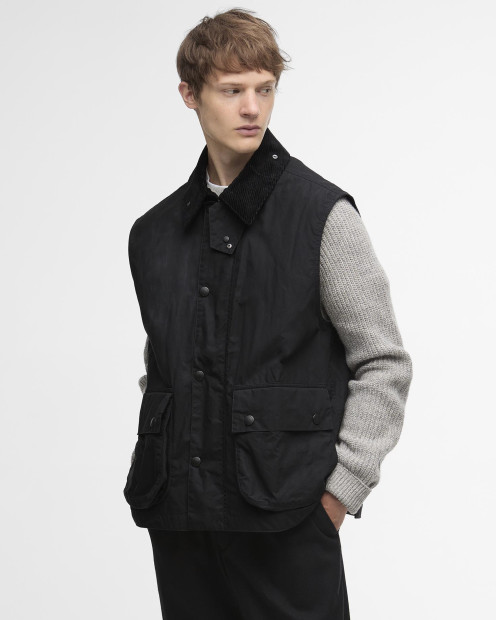 Barbour for Margaret Howell Bedale Casual Gilet Black