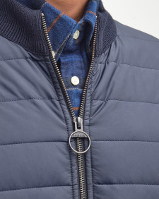 Essential Carn Quilted Jumper Classic Navy
