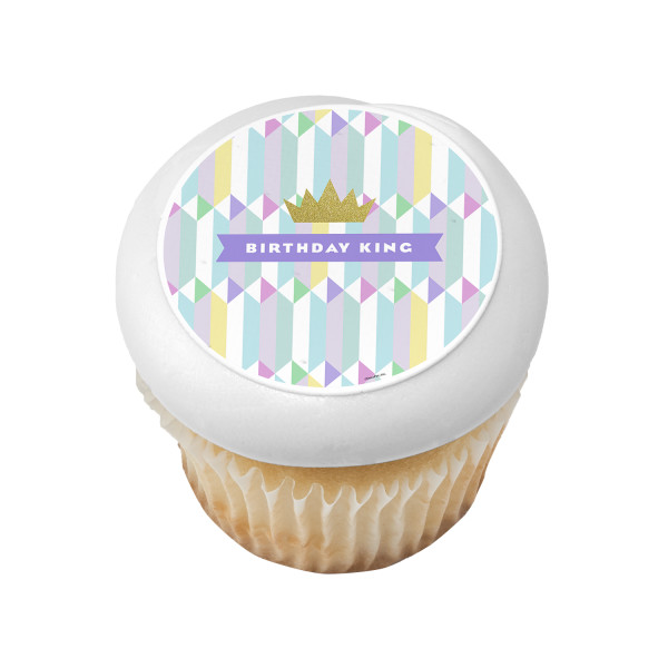 Happy Birthday King PhotoCake® Edible Image®