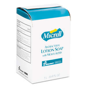 NSN8520015220834, AbilityOne®, MICRELL SKILCRAFT, Antibacterial Lotion Soap,  1000 mL Cartridge