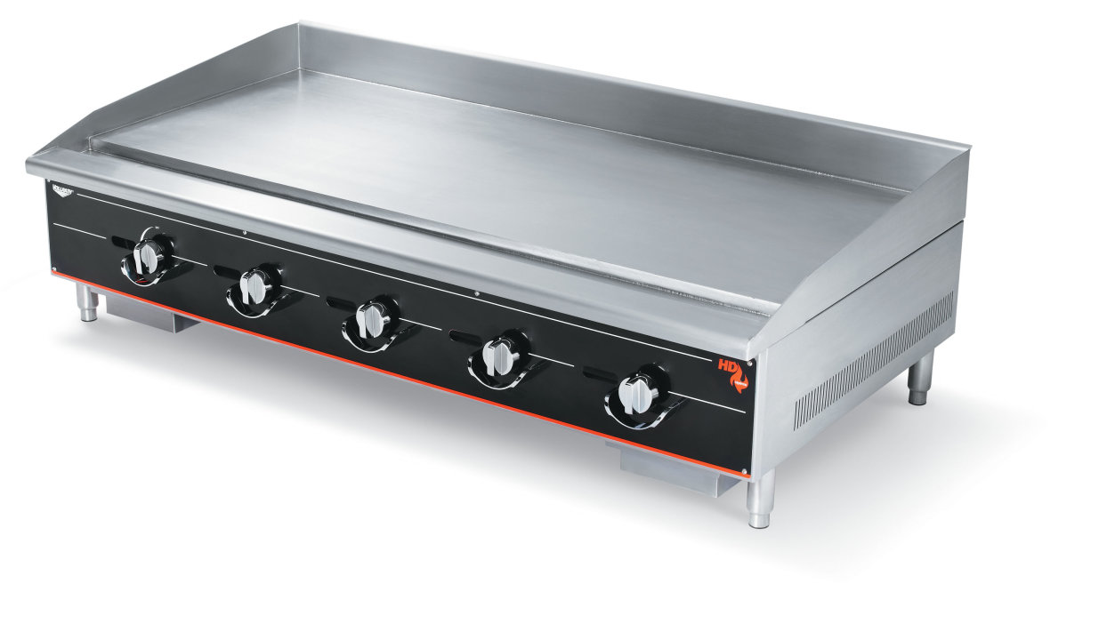 60-inch Cayenne® heavy-duty flat-top gas griddle with manual controls