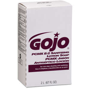 GOJO, PCMX E2 Sanitizing Lotion Soap, NXT® Dispenser 2000 mL Cartridge