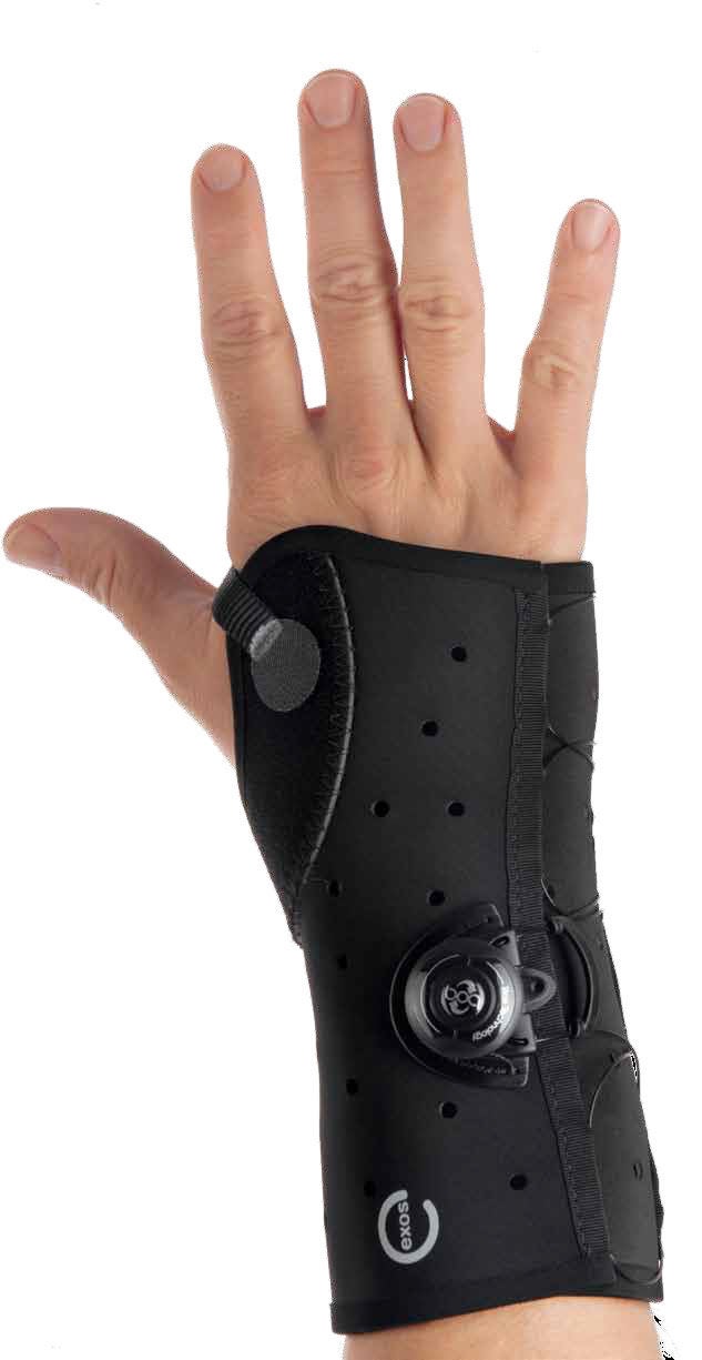 DJO WRIST BRACE, EXOS W/BOA RT BLKSM