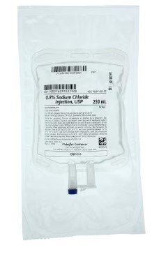 Each-Sodium Chloride 0.9% S.A. IV Injection Solution 250ml Bag
