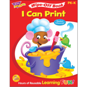 I Can Print Standard Manuscript Wipe-Off&reg; Book, 28 pgs