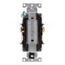 Decora® Plus Duplex Receptacle, Tamper-Resistant, 20A, 125V, 2P3W, NEMA 5-20R, Smooth Face, Self-Grounding, Ivory