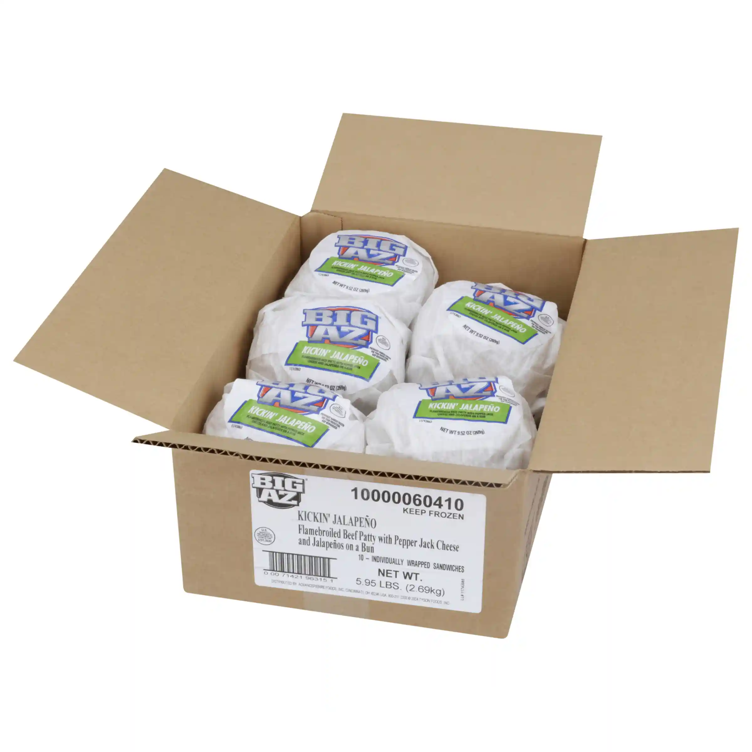 Big AZ® Jalapeno Charbroil Beef Cheeseburger_image_4