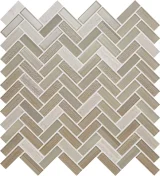 Serentina Accord 12×13 Herringbone Mosaic Glossy Serentina Accord 12×13 Herringbone Mosaic Glossy